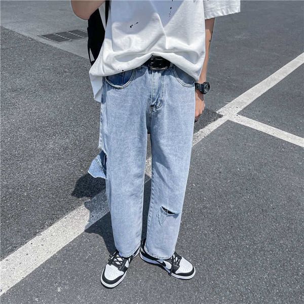 men's jeans summer ripped fashion blue wide-leg men streetwear loose hip-hop hole straight denim trousers mens s-3xl xykg
men's jeans summer ripped fashion blue wide-leg men streetwear loose hip-hop hole straight denim trousers mens s-3xl xykg