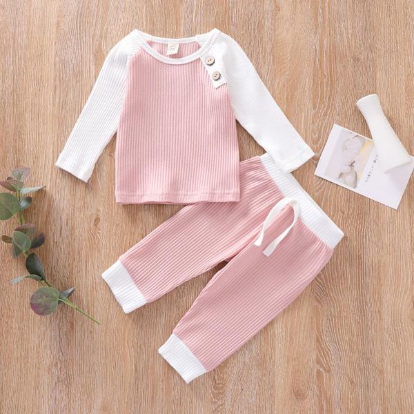 baby girl clothes set sports long sleeve spring outfit button patchwork + pants baby twins pajamas, White
baby girl clothes set sports long sleeve spring outfit button patchwork + pants baby twins pajamas, White