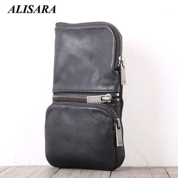 alisara men clutch bag genuine cow leather end multifunctional organizer wallet casual zipper phone purses coin pouch women wallets1, Red;black
alisara men clutch bag genuine cow leather end multifunctional organizer wallet casual zipper phone purses coin pouch women wallets1, Red;black