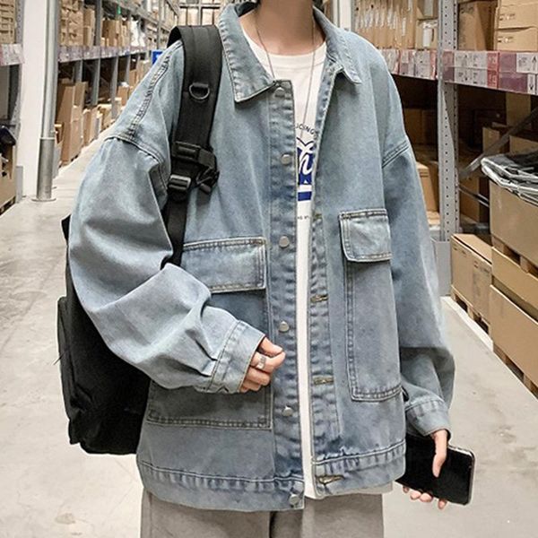 men's jackets spring and autumn japanese tide brand tooling denim jacket loose trendy korean couples wild casual blue, Black;brown
men's jackets spring and autumn japanese tide brand tooling denim jacket loose trendy korean couples wild casual blue, Black;brown