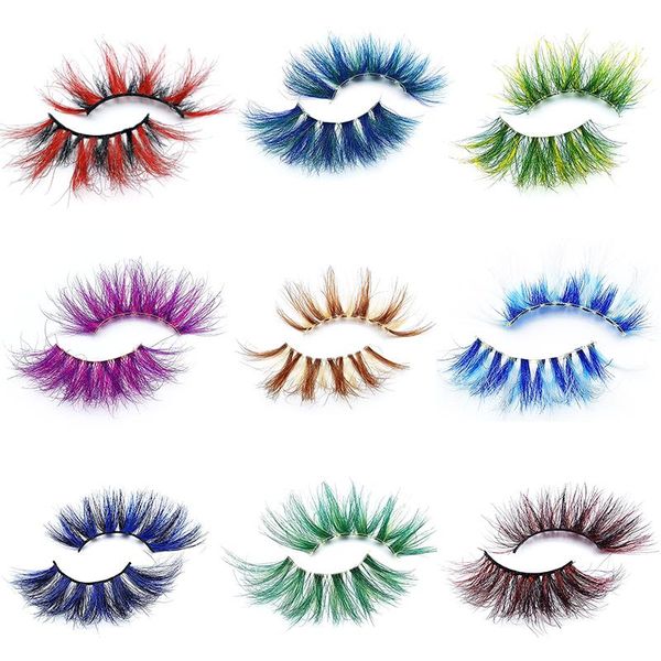 false eyelashes 25mm mink lashes color thick and exaggerated eyelash personality fake lashe beauty eye lash extension makeup set
false eyelashes 25mm mink lashes color thick and exaggerated eyelash personality fake lashe beauty eye lash extension makeup set