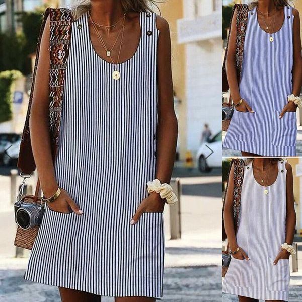 plus size women boho stripe short mini dress party evening summer beach holiday pocket sleeveless loose casual dress sundress, Black;gray
plus size women boho stripe short mini dress party evening summer beach holiday pocket sleeveless loose casual dress sundress, Black;gray