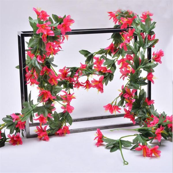 hanging flower rattan lily hanging lily ivy vine with green leaves home wedding decor fake leaf garland artificial flowers
hanging flower rattan lily hanging lily ivy vine with green leaves home wedding decor fake leaf garland artificial flowers