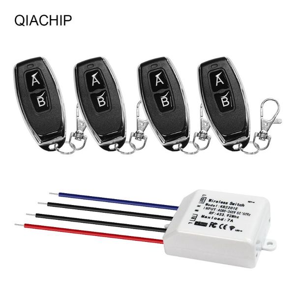 remote controlers qiachip 433mhz wireless control switch 110v 220v 1ch relay universal wide ac 85-265v receiver module
remote controlers qiachip 433mhz wireless control switch 110v 220v 1ch relay universal wide ac 85-265v receiver module