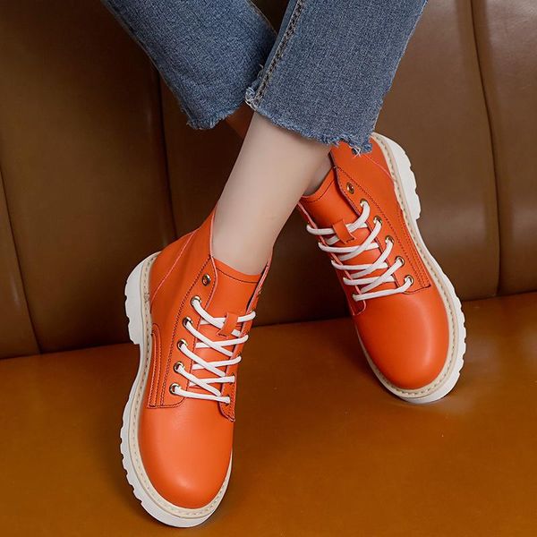 boots 2021 fashion ankle female leather lace up women casual shoes woman plus size british style autumn winter, Black
boots 2021 fashion ankle female leather lace up women casual shoes woman plus size british style autumn winter, Black