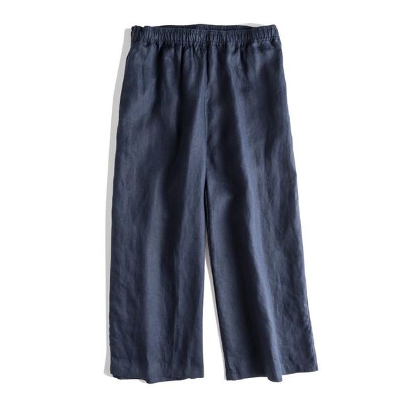 women's pants & capris summer women 100% linen straight calf length wmn0019, Black;white
women's pants & capris summer women 100% linen straight calf length wmn0019, Black;white