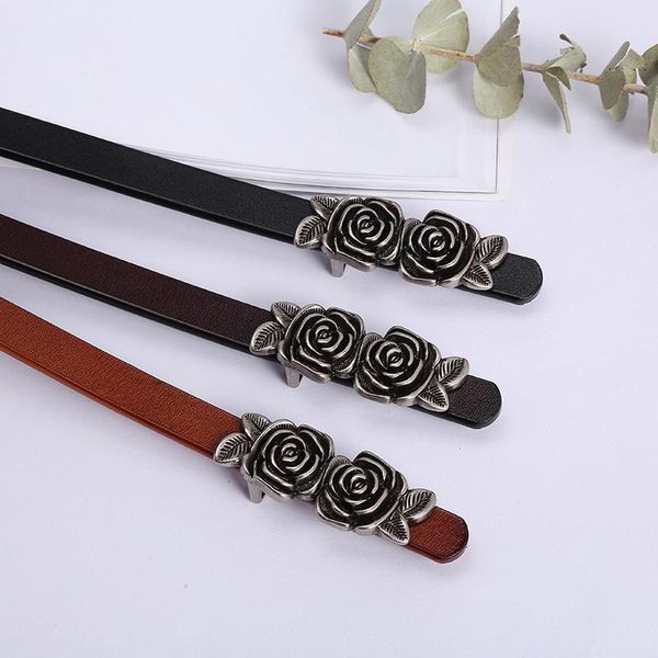belts 2021 women skinny thin for dress jeans fashion flower buckle belt designer women's waistband cowhide strap, Black;brown
belts 2021 women skinny thin for dress jeans fashion flower buckle belt designer women's waistband cowhide strap, Black;brown