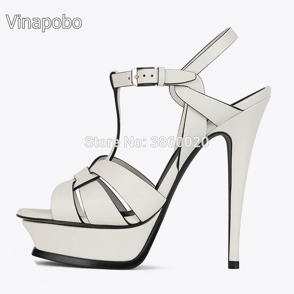 dress shoes summer matte/shiny leather t-strap buckle tribute platform women sandals cut-outs open toe 14 high heels sandale femme wom, Black
dress shoes summer matte/shiny leather t-strap buckle tribute platform women sandals cut-outs open toe 14 high heels sandale femme wom, Black
