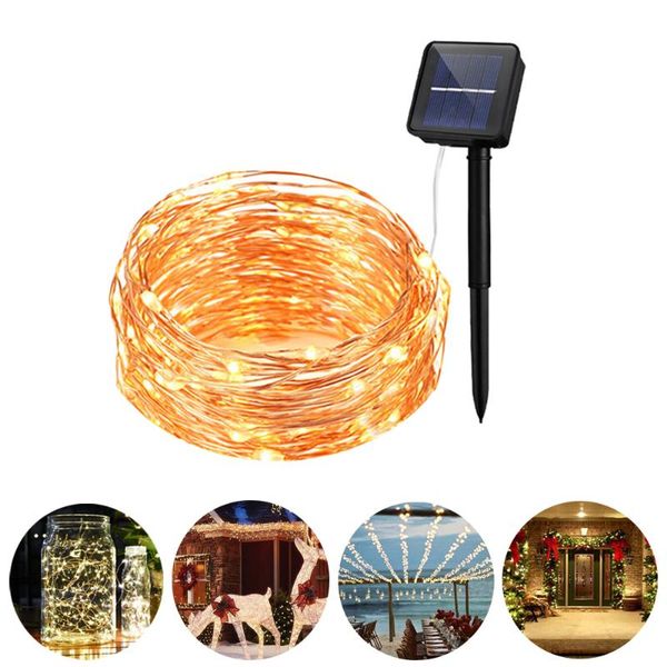 solar string lights 100/150/200led copper wire fairy led light string waterproof with solar panel christmas garden decoration
solar string lights 100/150/200led copper wire fairy led light string waterproof with solar panel christmas garden decoration