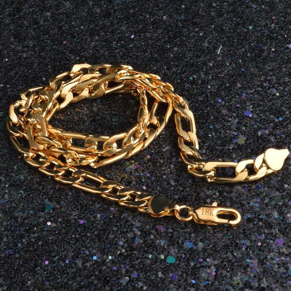 2021 fashion 18k real gold plated figaro chains necklace bracelet for men necklaces bracelets with 18k stamp men jewelry ing, Silver
2021 fashion 18k real gold plated figaro chains necklace bracelet for men necklaces bracelets with 18k stamp men jewelry ing, Silver