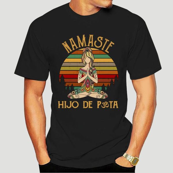 men's t-shirts namaste hijo de puta yoga vintage short sleeve t shirt retro cotton tee x, White;black
men's t-shirts namaste hijo de puta yoga vintage short sleeve t shirt retro cotton tee x, White;black