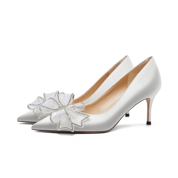 pearl bow stiletto high heels white wedding shoes banquet shoes wedding casual, Black
pearl bow stiletto high heels white wedding shoes banquet shoes wedding casual, Black