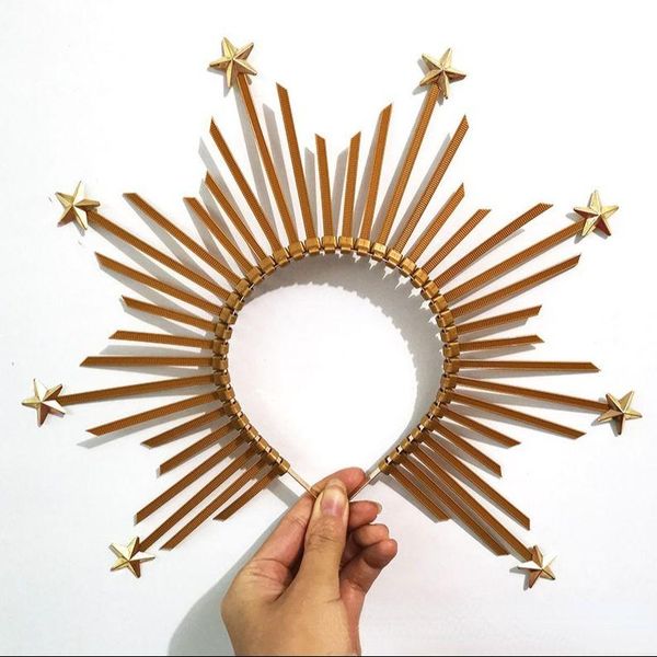hair clips & barrettes diy lolita gold spike crown headpiece zip tie band headdress plastic sunburst elf wedding fairy for women, Golden;silver
hair clips & barrettes diy lolita gold spike crown headpiece zip tie band headdress plastic sunburst elf wedding fairy for women, Golden;silver