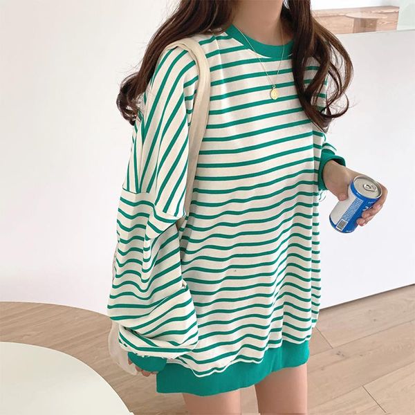 women's hoodies & sweatshirts velvet thick striped hoodie women oversize crewneck sweatshirt winter clothes korean kpop vintage pullov, Black
women's hoodies & sweatshirts velvet thick striped hoodie women oversize crewneck sweatshirt winter clothes korean kpop vintage pullov, Black