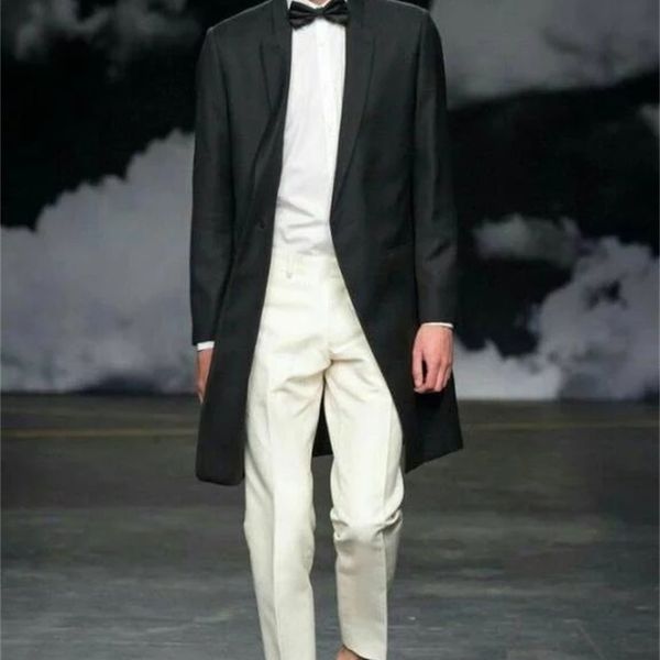 men's suits & blazers black long jacket white pants formal men's suits groom thin suit blazer wedding 2-inch c6zp, White;black
men's suits & blazers black long jacket white pants formal men's suits groom thin suit blazer wedding 2-inch c6zp, White;black