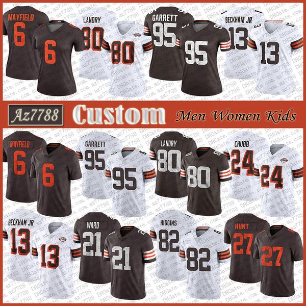 cle 6 baker mayfield 24 nick chubb custom men women kids football jersey brown 95 myles garrett 80 jarvis landry kareem hunt denzel ward ode, Black;red
cle 6 baker mayfield 24 nick chubb custom men women kids football jersey brown 95 myles garrett 80 jarvis landry kareem hunt denzel ward ode, Black;red