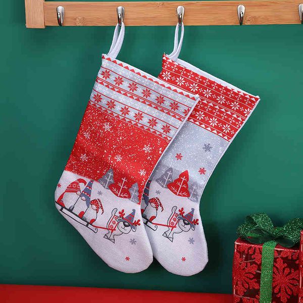 christmas decoration socks children's gifts snack bag supplies bag 
christmas decoration socks children's gifts snack bag supplies bag