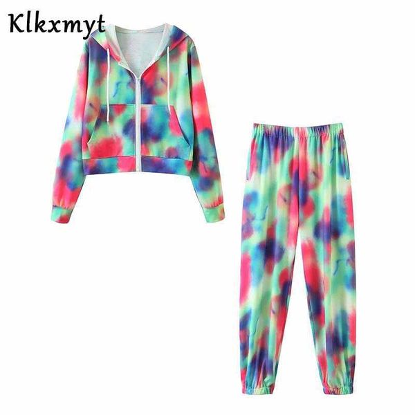 klkxmyt streetwear lady fashion tie-dyed print short hoodie women sweatshirt and jogging trousers pants 2 pieces set 210527, White
klkxmyt streetwear lady fashion tie-dyed print short hoodie women sweatshirt and jogging trousers pants 2 pieces set 210527, White