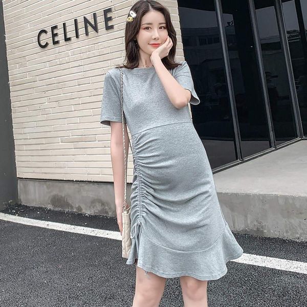 maternity dresses clothes dress casual solid color ruffle gown summer 2021 skinny short sleeve pregnant women, White
maternity dresses clothes dress casual solid color ruffle gown summer 2021 skinny short sleeve pregnant women, White