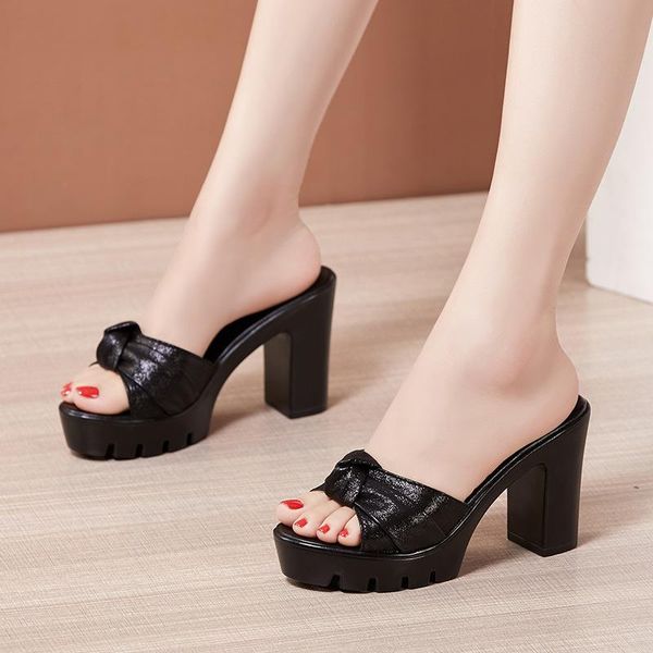 sandals women's slippers 2021 summer 13cm high heels women shoes woman casual, Black
sandals women's slippers 2021 summer 13cm high heels women shoes woman casual, Black