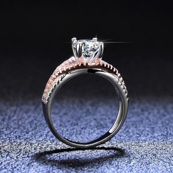 cluster rings women engagement ring vvs1 moissanite with side stones promise bridal 2 14k gold plated sterling silver jewelry, Golden;silver
cluster rings women engagement ring vvs1 moissanite with side stones promise bridal 2 14k gold plated sterling silver jewelry, Golden;silver