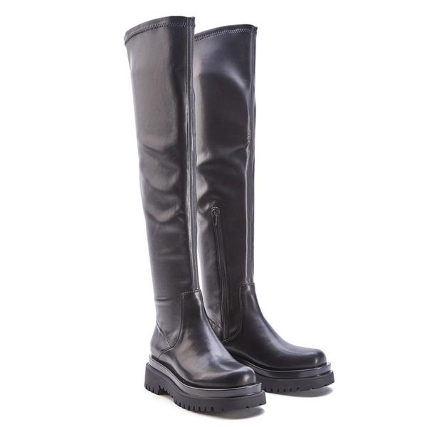 boots winter over-the-knee thick-soled platform knight women's high thigh s thin elastic boot botas femininas shoe, Black
boots winter over-the-knee thick-soled platform knight women's high thigh s thin elastic boot botas femininas shoe, Black