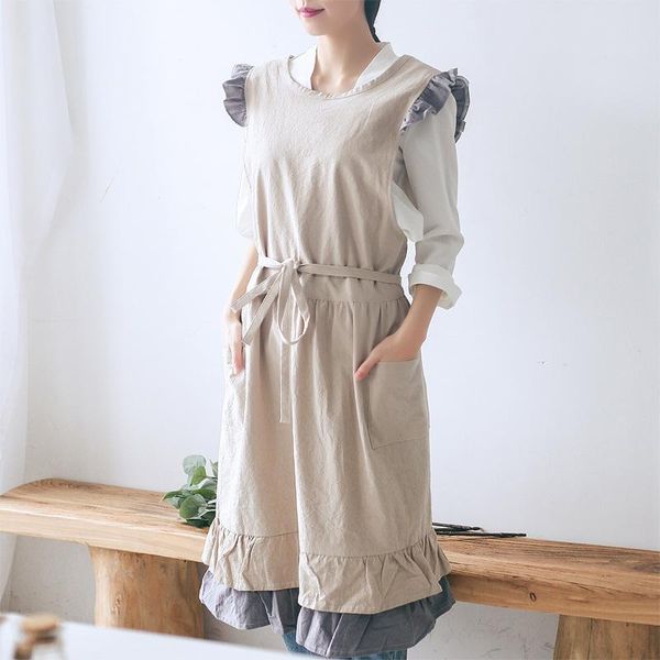aprons vintage lotus lace woman thicken cotton linen apron fashion flower art gardening woring dress home antifouling
aprons vintage lotus lace woman thicken cotton linen apron fashion flower art gardening woring dress home antifouling