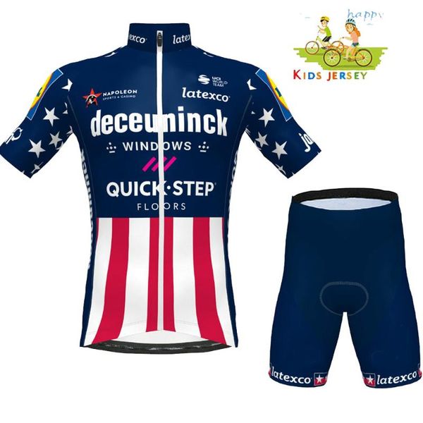 racing sets kids usa quick step 2021 cycling jersey set julian alaphilippe boys girls clothing children bike suit maillot, Black;blue
racing sets kids usa quick step 2021 cycling jersey set julian alaphilippe boys girls clothing children bike suit maillot, Black;blue
