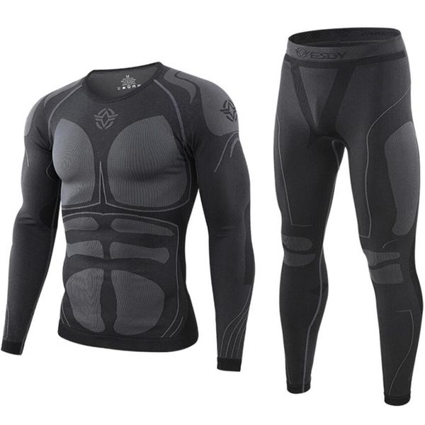 seamless tight tactical thermal underwear men outdoor sports function breathable training cycling thermo underwear long johns 211108, Black;white
seamless tight tactical thermal underwear men outdoor sports function breathable training cycling thermo underwear long johns 211108, Black;white