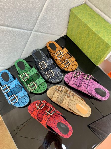 double g multicolor canvas slippers designer luxury men women sandals strappy buckle slipper webbing sandal italy classics shoes qulality wi, Black
double g multicolor canvas slippers designer luxury men women sandals strappy buckle slipper webbing sandal italy classics shoes qulality wi, Black