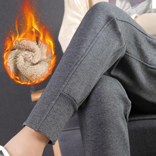 women's pants & capris plush sweatpants 2021 autumn and winter thickened high waist loose casual warm cotton, Black;white
women's pants & capris plush sweatpants 2021 autumn and winter thickened high waist loose casual warm cotton, Black;white
