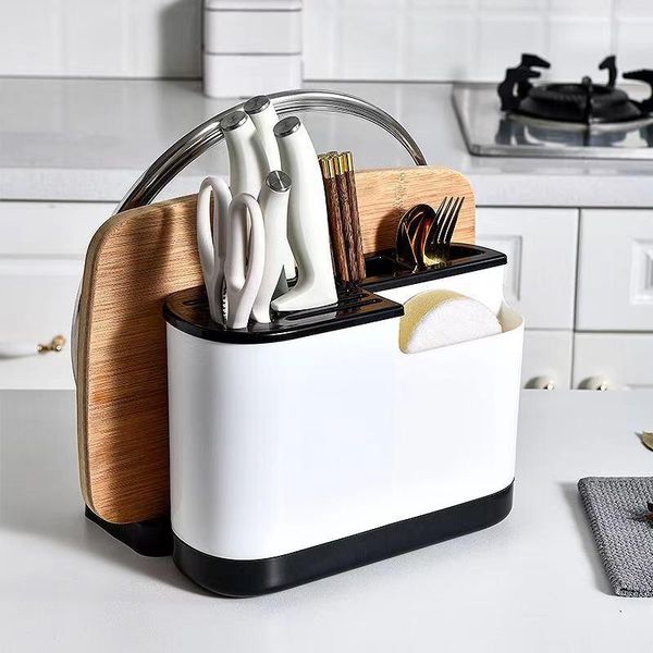 kitchen storage & organization multifunctional knife holder cutting board integrated rack for supplies chopsticks pot cover
kitchen storage & organization multifunctional knife holder cutting board integrated rack for supplies chopsticks pot cover