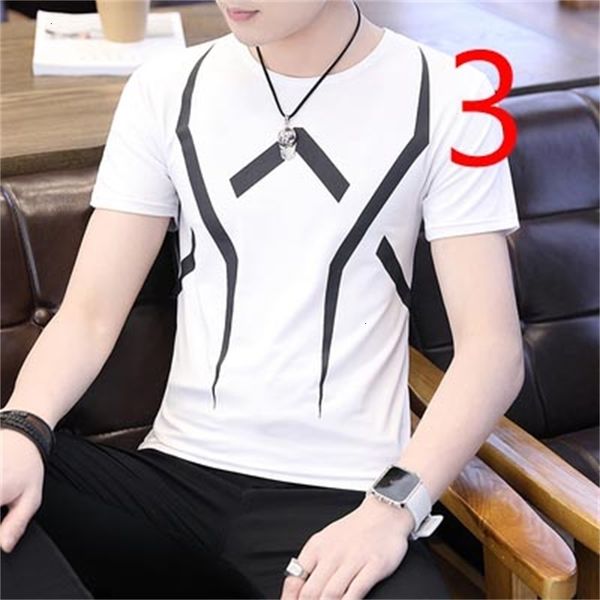 summer 2021 new short-sleeved korean men's t-shirt trend half sleeve f4bc, White;black
summer 2021 new short-sleeved korean men's t-shirt trend half sleeve f4bc, White;black
