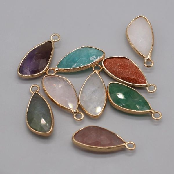 charms 10x25mm faceted natural quartz pendant irregular semi-precious stone amethyst for diy necklace earring jewelry making 1pc, Bronze;silver
charms 10x25mm faceted natural quartz pendant irregular semi-precious stone amethyst for diy necklace earring jewelry making 1pc, Bronze;silver