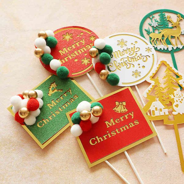 factory outlet party decoration baking cake red green golden wool ball blessing card insertion elk snowman fo
factory outlet party decoration baking cake red green golden wool ball blessing card insertion elk snowman fo