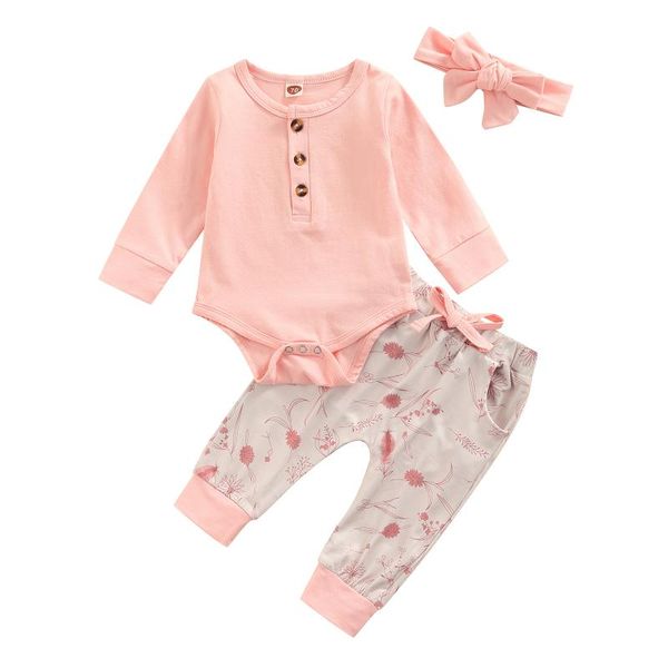 clothing sets 3 pcs infant casual outfits, baby girls solid color long sleeve round neck playsuit + printed bow pants with pockets headband, White
clothing sets 3 pcs infant casual outfits, baby girls solid color long sleeve round neck playsuit + printed bow pants with pockets headband, White
