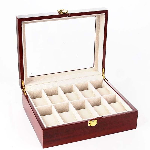 watch boxes & cases 10 lock european red light painted box custom display, Black;blue
watch boxes & cases 10 lock european red light painted box custom display, Black;blue
