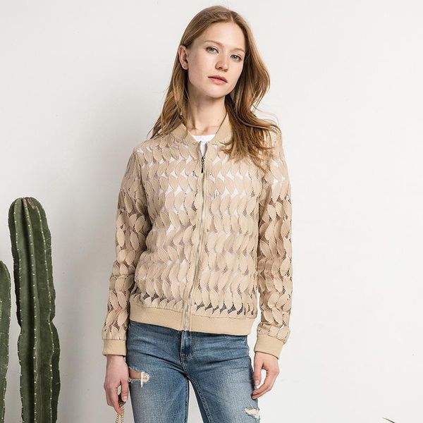 women's jackets 2021 women jacket white mesh yarn splice zipper design summer loose fashion sunscreen coat lady long sleeve thin outwea, Black;brown
women's jackets 2021 women jacket white mesh yarn splice zipper design summer loose fashion sunscreen coat lady long sleeve thin outwea, Black;brown
