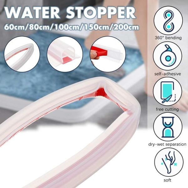 other bath & toilet supplies 1m/2m silicone bathroom water ser shower dam non-slip dry and wet separation flood barrier door bot
other bath & toilet supplies 1m/2m silicone bathroom water ser shower dam non-slip dry and wet separation flood barrier door bot