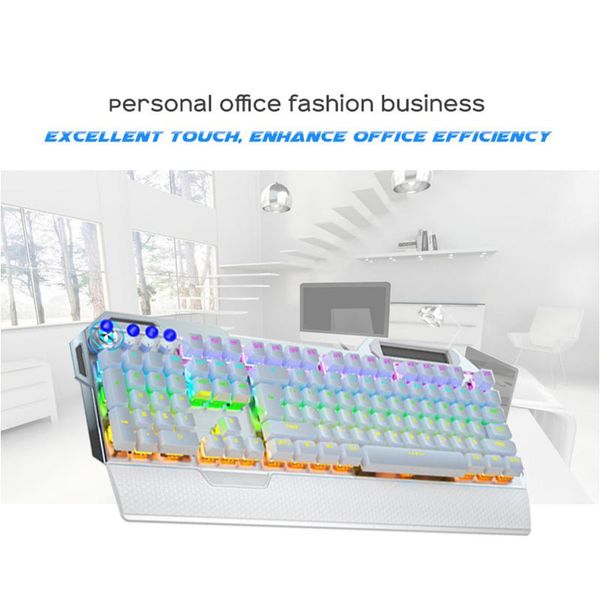 metal mechanical keyboard k100 104 key game office professional hybrid backlit led wired usb keyboard game mechanical
metal mechanical keyboard k100 104 key game office professional hybrid backlit led wired usb keyboard game mechanical