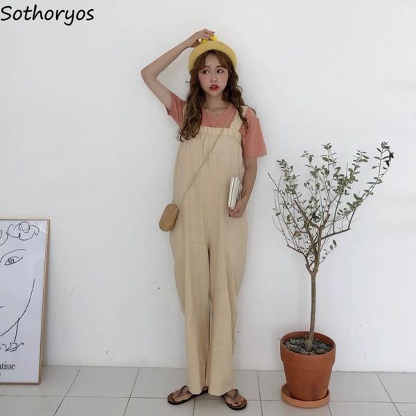 women's jumpsuits & rompers women solid simple all match comfortable womens korean style ankle-length loose leisure daily trend, Black;white
women's jumpsuits & rompers women solid simple all match comfortable womens korean style ankle-length loose leisure daily trend, Black;white