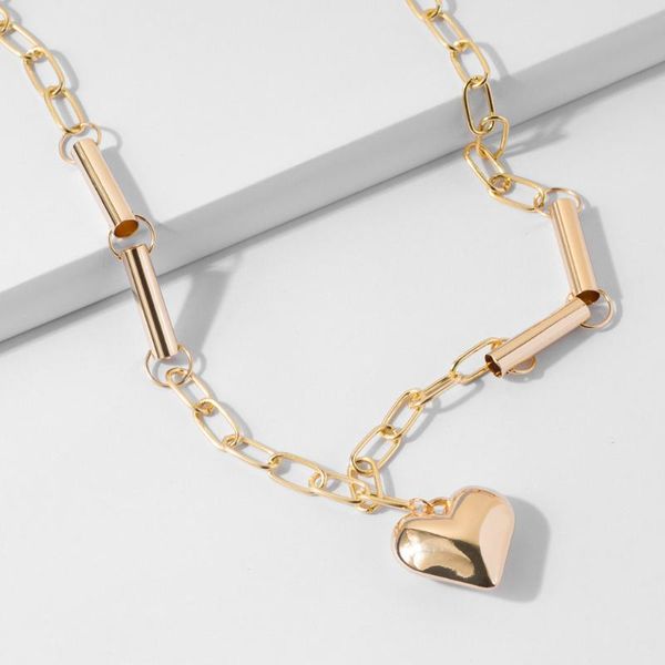 chains punki fashion style big peach heart love necklace ins metal slub chain sweater men and women jewelry gifts, Silver
chains punki fashion style big peach heart love necklace ins metal slub chain sweater men and women jewelry gifts, Silver
