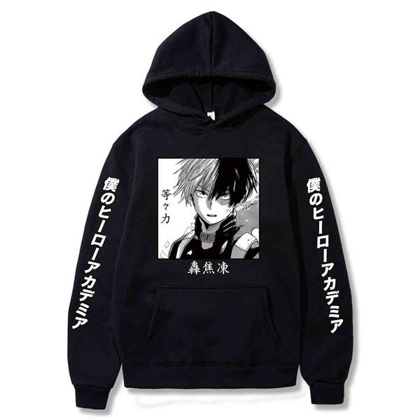 2021 anime boku no hero academia s todoroki hoodi men women harajuku pullover, Black
2021 anime boku no hero academia s todoroki hoodi men women harajuku pullover, Black