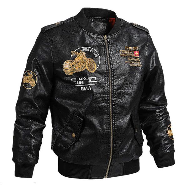 2021autumn and winter harley lapel motorcycle suit embroidery fashion flying men's tough man leather jacket, Black;brown
2021autumn and winter harley lapel motorcycle suit embroidery fashion flying men's tough man leather jacket, Black;brown