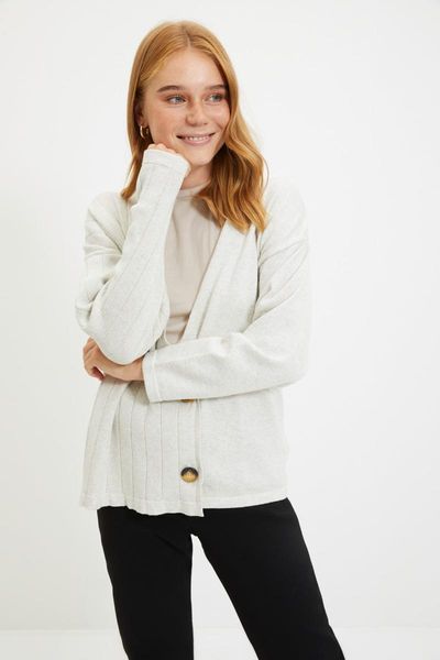 women's knits & tees trendyol wicking mesh cotton knitwear cardigan twoaw22hi0471, White
women's knits & tees trendyol wicking mesh cotton knitwear cardigan twoaw22hi0471, White
