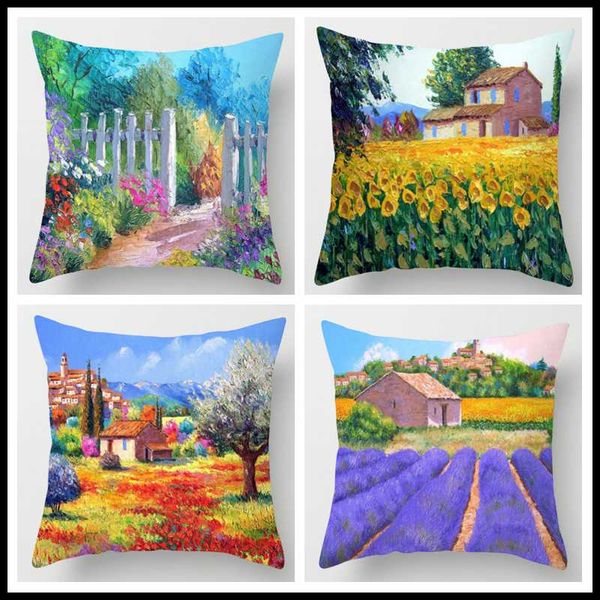 cushion/decorative pillow decoration lavender farmhouse cover home decor polyester peach skin sofa car seat throw case cushion 45x45cm 
cushion/decorative pillow decoration lavender farmhouse cover home decor polyester peach skin sofa car seat throw case cushion 45x45cm