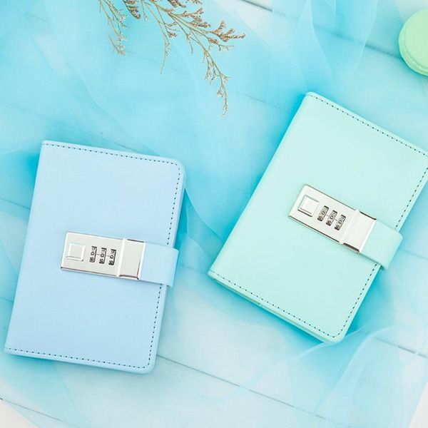 fresh small a7 notebook with lock password student kawaii mini pocket diary notebook school office supplies, Purple;pink
fresh small a7 notebook with lock password student kawaii mini pocket diary notebook school office supplies, Purple;pink