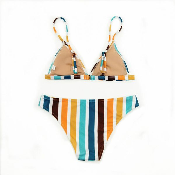 3pieces/lot womens rainbow striped print swimwear bikini low waist soft comfortable breathable bandage swimwear, Red;black
3pieces/lot womens rainbow striped print swimwear bikini low waist soft comfortable breathable bandage swimwear, Red;black