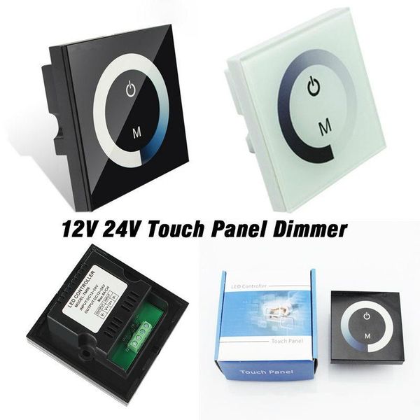 24v 12v touch panel dimmer switch dc12v-24v for led strip rgb led lights bulbs controller
24v 12v touch panel dimmer switch dc12v-24v for led strip rgb led lights bulbs controller