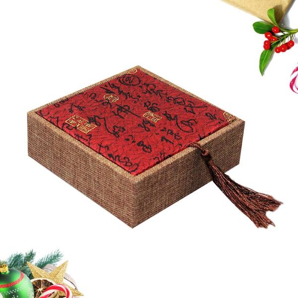 1pc letter gift box chinese style retro jewelry box premium gift packaging (red tassel)
1pc letter gift box chinese style retro jewelry box premium gift packaging (red tassel)